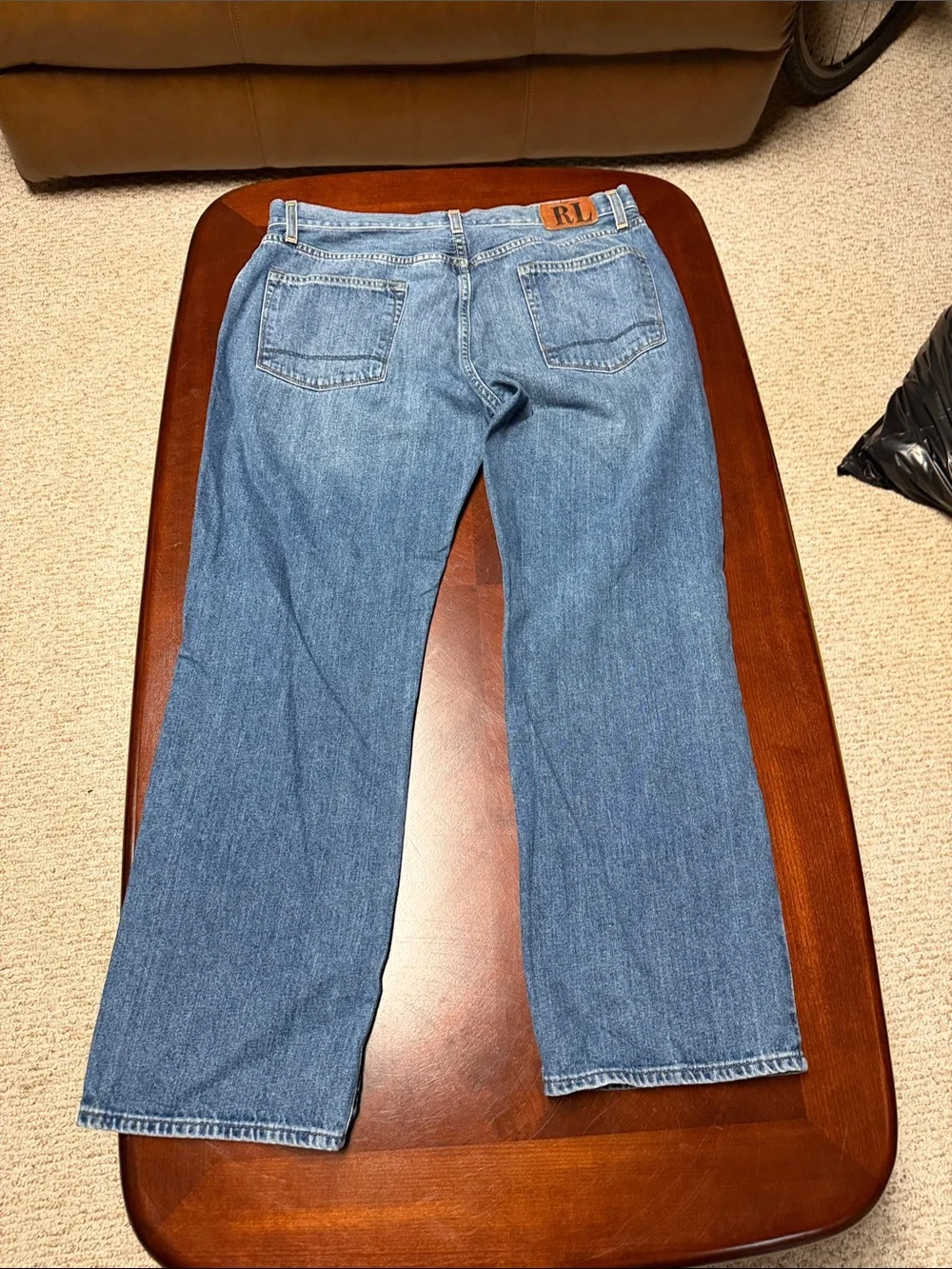 Ralph Lauren Light Blue Relaxed Straight Jeans
